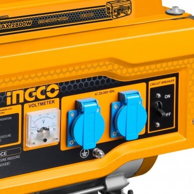 Elektros generatorius INGCO GE30005 | 2800W | 210CM3 | AVR 1