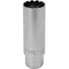 Galvutė žvakėms 12-kampė magnetinė | 10 mm (3/8") | 16 mm (YT-38511)