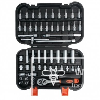 Galvučių ir raktų rinkinys Essen Tools ES141056 | 56VNT.