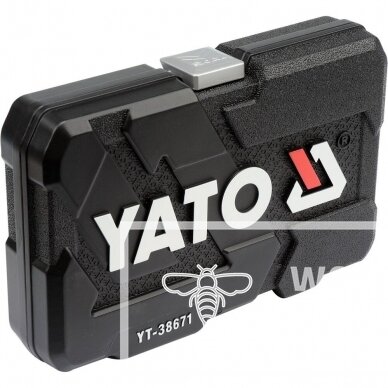Galvučių ir raktų rinkinys YATO YT-38671 | 12VNT.