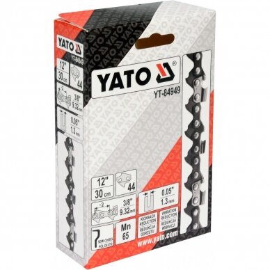 Grandininio pjūklo grandinė YATO YT-84949 | 12" | 3/8" | 0.05" | 44 grandys