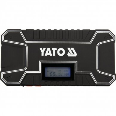 Įkroviklis su užvedimo funkcija YATO YT-83082 | LiPo | 500A | 12AH 2