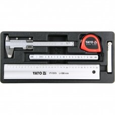 Įrankių dėklas YATO YT-55474 | matavimo įrankių rinkinys | 5VNT.