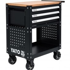 Įrankių spintelė YATO YT-55280 | 3 stalčiai | 162VNT.