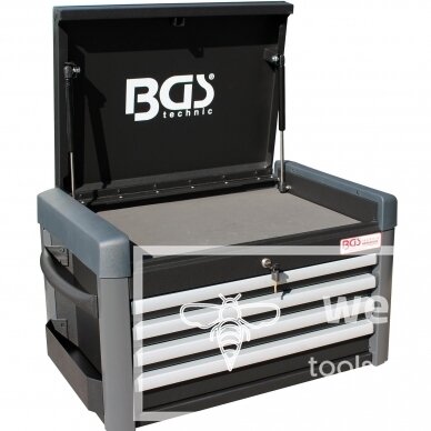 Įrankių dėžė BGS Technic 4112 | 4 stalčiai