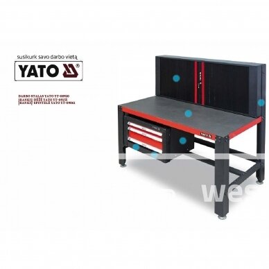 Įrankių dėžė YATO YT-09155 | 6 stalčiai 1