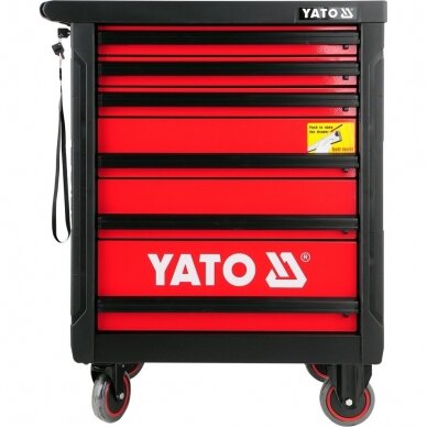 Įrankių spintelė YATO YT-5530 | 6 stalčiai | 177VNT. 4