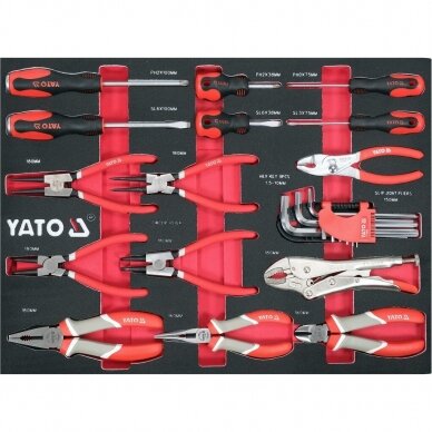 Įrankių spintelė YATO YT-55308 | 7 stalčiai | 157VNT. 9