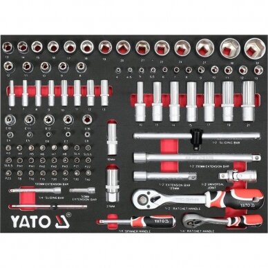 Įrankių spintelė YATO YT-55308 | 7 stalčiai | 157VNT. 7