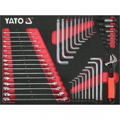 Įrankių spintelė YATO YT-55308 | 7 stalčiai | 157VNT. 8