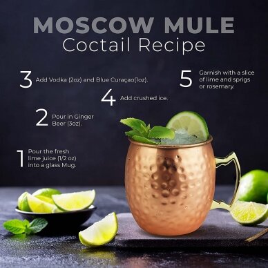 Kokteilinė MOSCOW MULE | Ø93x122x100MM | 500ML 2