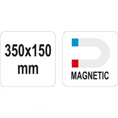 Magnetinis dėklas YATO YT-0831 | 350x150x16MM 1