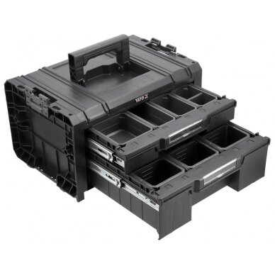 Sisteminė dėžė modulinė | 2 stalčiai | T2 S12 (YT-08973)