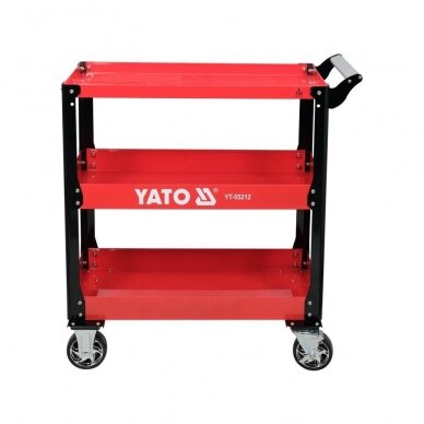 Sudedamas vežimėlis dirbtuvėms YATO YT-55212 | 3 lentynos | 955x880x405MM 1